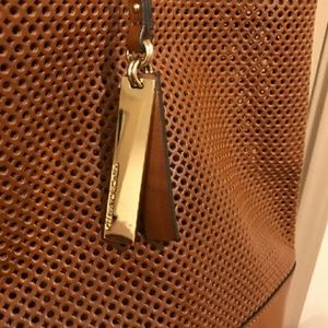 Vince Camuto Cognac Leather Shoulder bag